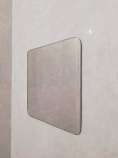 windowera NO NEED TO DRILL, EASY STICK, SIZE 9" * 9" INCH Bathroom Mirror