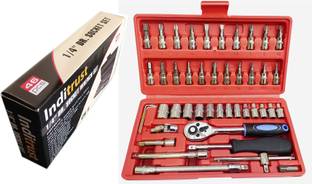 Inditrust Inditrust 46 pc socket set Ratchet Screwdriver Set Ratchet Screwdriver Set