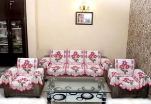 Crafting Bear Polycotton Floral 3+2 Seater Sofa Cover