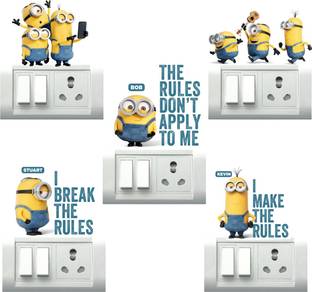 VCREATE DECOR 30 cm Minions Removable Sticker