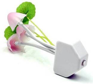 Saviraj LED Night Light Mushroom Wall Socket Sensor Lights Lamp Night Lamp Night Lamp