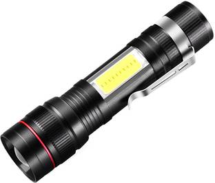 Geek Lab CREE T6 LED Rechargeable Flashlight Torch + Cob Light Torch