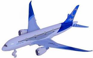 kdsn Musical AeroPlane Airbus Bump & Go Action with Sound & Lighting Gift Toy for Kids