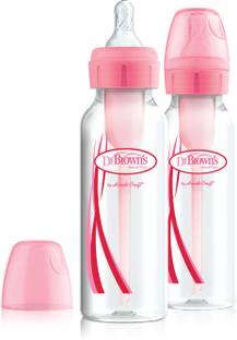 Dr. Brown's PP Options+ Narrow Bottle-Pink,2-Pack - 250 ml