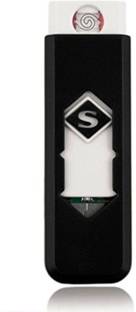 Mindmaker Plug USB Flame less, Windproof, Electronic and Rechargeable Cigarette Lighter - Black/White Car Cigarette Lighter