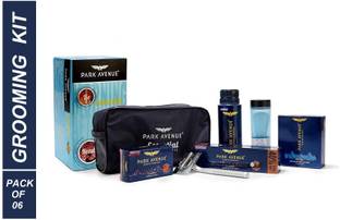 PARK AVENUE Essential Grooming Kit (6 item in the set with travel pouch)