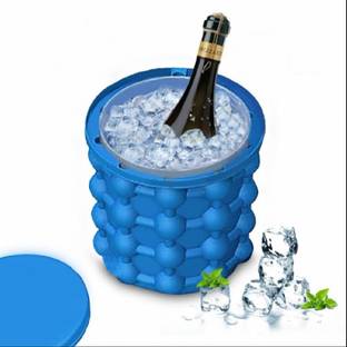 Panthil 1 L Plastic, Silicone ICE CUBE MAKER Ice Bucket