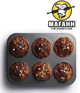 MAFAHH Carbon Steel Cupcake/Muffin Mould 6