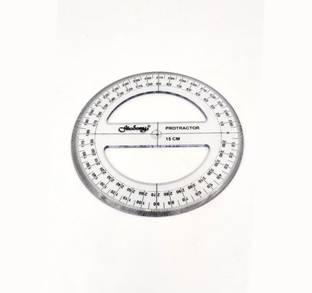 CRAFTWAFT Academy 360 Protector 6 Inch For Architecture, Interior Designer & Engineers (Transparent Poly Made) Ruler