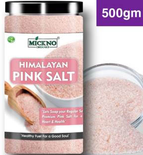 mickno organics 500 Gm Himalayan Pink Rock Salt powder Organic for Weight loss ( imported ) Himalayan Pink Salt Himalayan Pink Salt
