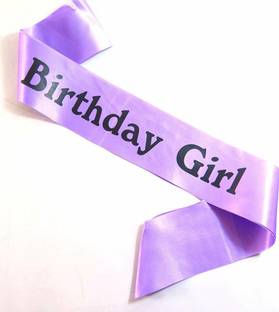 INFISPACE Birthday Girl Sash (Purple)