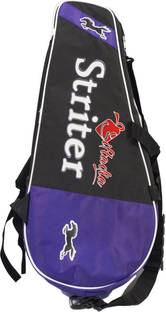 Giftadia 4 Badminton/2 Tennis or 2 Squash Racquet Racket Kit Bag Cover-Blue