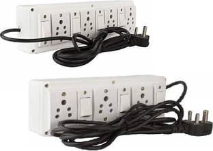 Cordnet 2 PVC High Quality Extension Board(Combo) 7  Socket Extension Boards