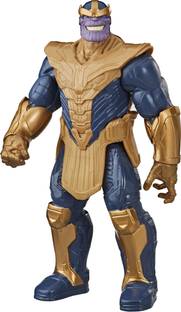 MARVEL Avengers Titan Hero Series Blast Gear Deluxe Thanos Action Figure, 12-Inch Toy, Kids Ages 4 And Up