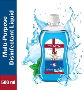 Tri-Activ Disinfectant Liquid for Multipurpose use for Personal Hygiene and Home Cleaning 500ml Cool Menthol