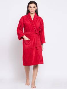 TRIDENT Crimson Medium Bath Robe
