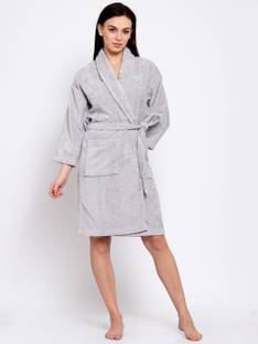 TRIDENT Silver Medium Bath Robe