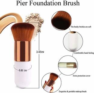 Plethora Chubby Makeup Foundation Brush White