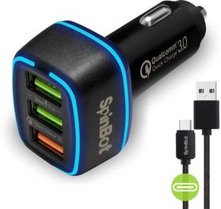 SpinBot 30 W Qualcomm 3.0 Turbo Car Charger