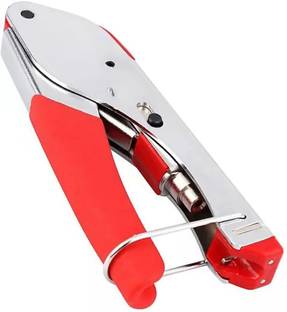 Vikas CONNECTOR COMPRESSION TOOL CRIMPER COAXIAL RG6 RG 59 RCA COAX CABLE COAXIAL CABLE WIRE STRIPPER CRIMPER CUTTER STAINLESS STEEL RF6 RG59 COAX COAXIAL TWISTED CONNECTOR WATEPROOF CONNECTORS NETWORK CRIMPING TOOL ALICATE TERMINADOR DECRUSTATION PLIER Manual Crimper
