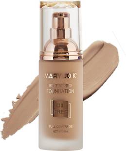 मैरी जो के H.D. Finished Full Coverage Foundation, Oil Free (04) 45 Ml Foundation