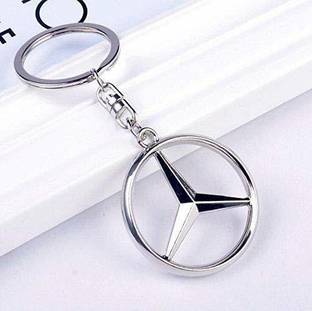 GRACE ENTERPRISES Mercedes Benz Metal Silver Key Ring & KeychainÂ Key Chain