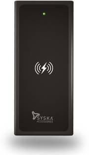 Syska 10000 mAh 18 W Wireless Power Bank