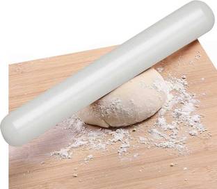 Bakingequipment White Rolling pin Cake Decorating Fondant, Pie Crust, Cookie and Pastry. Rolling Pin