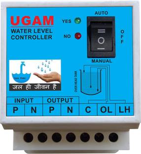 Ugam FULLY AUTOMATIC WATER LEVEL CONTROLLER WITH 3 SENSOR FOR UP TO 1 HP MOTOR FOR HOME AND ANY OTHER USE Wired Sensor Security System