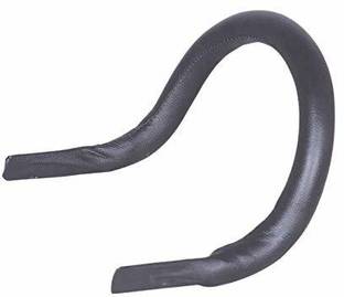 FAVOURITE RIDERS Back Seat Rest Foam for Royal Enfield,Faux Leather,black Bike Crash Guard