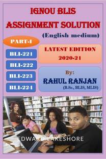 IGNOU BLIS ASSIGNMENT SOLUTION