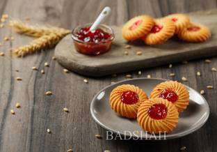 BADSHAH MILK RUSK Pack of 3 Cookies-Jam Cookies_Honey almond cookies_Dil cookies_300g Each Cookies Biscuit