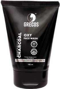 GRECOS MENTHOCOOL CHARCOAL OXY FACE WASH 50 ML (PACK OF 1)  Face Wash