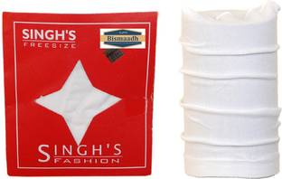 Bismaadh Free Size Elastic Stocking Cap Singh Net for Mens & Boys (Blue) Head Band