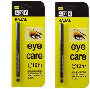 ads Kajal Long-Lasting (0.70g Pack Of 2) (Black)