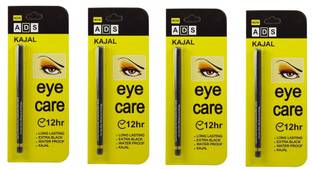 ads black kajal (Pack of 4) (Black)