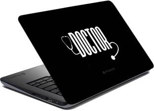 Jhingalala Doctor Laptop Skin Sticker for All Laptop Models Fit Size Upto 15.6 Inches Vinyl Laptop Decal 15.6