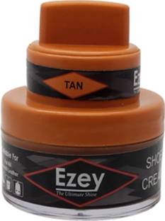 Ezey Leather Shoe Cream Tan Leather, Synthetic Leather, Patent Leather Shoe Cream