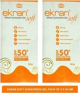 KLM LABORATORIES Sunscreen - SPF 50 PA+++ soft sunscreen gel - oil free non-greasy mattle finish water resistant sunscreen gel(pack of 2)50g - SPF SPF 50+ PA+++ (100 g)