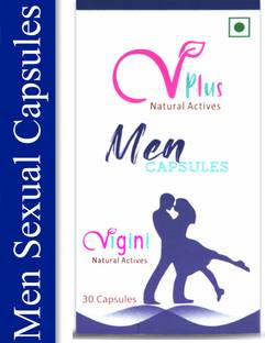 Vigini Natural Testosterone Booster General Health Support Capsules Men
