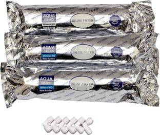 IONIX Inline Filter Set with 2 Carbon, 1 Sediment Filter, Compatible with All RO/UV/UF Water Purifiers Solid Filter Cartridge