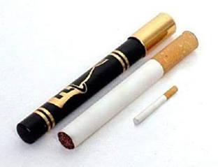 A SARKAR MAGIC SHOP TOY CIGARETTE VANISH TUBE MAGIC TRICK / BIG TOY CIGARETTE TO SMALL MAGIC / SHRINKING CIGARETTE VANISH TOY MAGIC 1 Magic Tricks