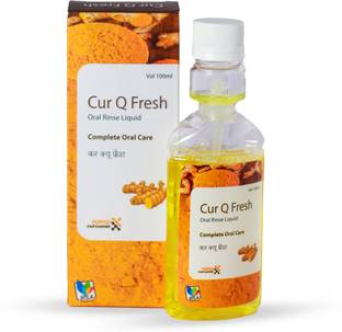 BSA PHARMA CURCUMIN MOUTH WASH(Pack of 2)-100ml - Mint and Clove