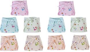 MW PRINTS Kids PVC Diaper Cotton Padded Langot Baby Nappy Panty Training Pants with Inner absorbable Cloth Reusable & Waterproof pants,panties, diaper covers, nappy covers, nappy wraps, wraps or pilchers(0-3 Months)