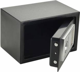 DRMS STORE Digital Electronic Safe Locker/ Safe Box/ Tijori with Key and Password Security for Homes, Shops, Offices Safe Locker