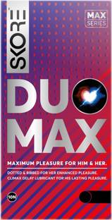 SKORE DuoMax | Dotted and Ribbed Condom