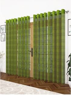 kumar creation 211 cm (7 ft) Polyester Door Curtain (Pack Of 4)