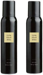 AVON Little Black Dress Body Spray 120 Ml ( Pack Of 2 ) Body Spray  -  For Men