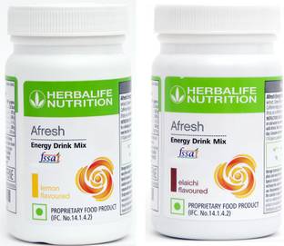 Herbalife Nutrition Afresh Energy and Nutrition Drink Lemon-Elaichi Energy Drink