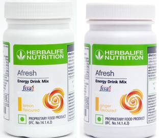 Herbalife Nutrition Afresh Energy and Nutrition Drink Lemon + Ginger Energy Drink